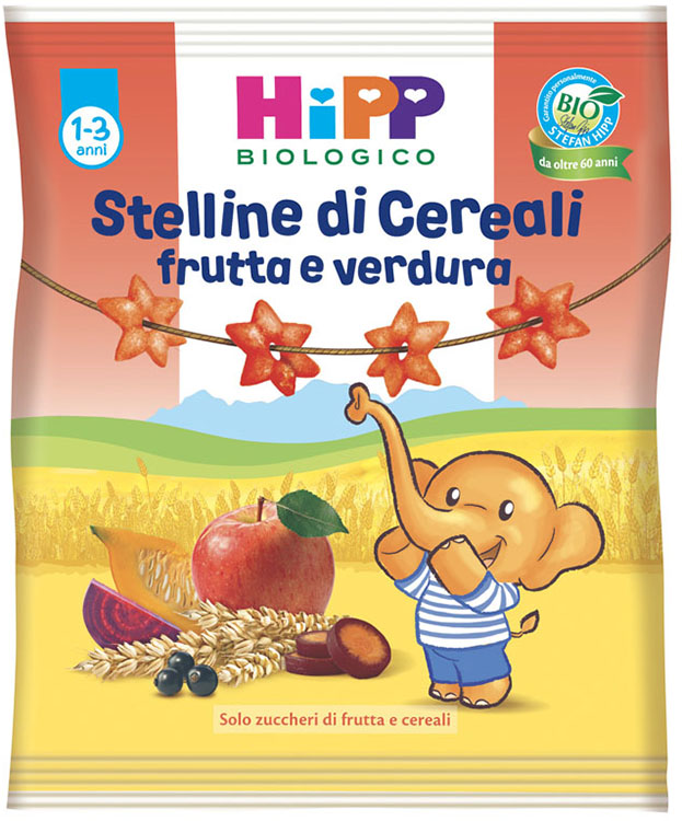 HIPP BIO STELLINE FRUTTA VERDURA 30 G - farmacia187.it