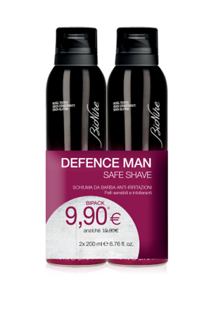 DEFENCE MAN BIPACK SCHIUMA BARBA 2 X 200 ML - farmacia187.it