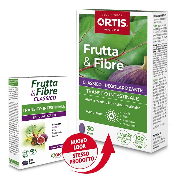 FRUTTA & FIBRE CLASSICO 30 COMPRESSE - farmacia187.it