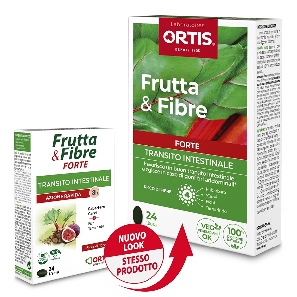 FRUTTA & FIBRE FORTE 24 COMPRESSE - farmacia187.it