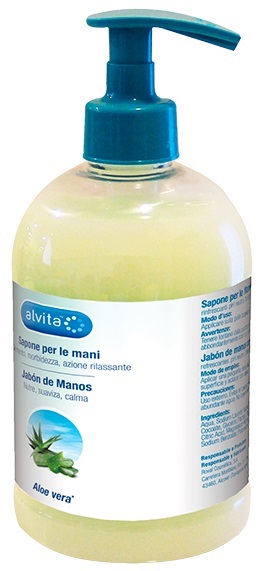 ALVITA SAPONE MANI ALOE VERA 500 ML - farmacia187.it