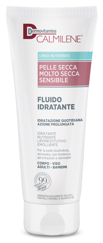 DERMOVITAMINA CALMILENE FLUIDO IDRATANTE PER PELLE SECCA, MOLTO SECCA E SENSIBILE 250 ML - farmacia187.it