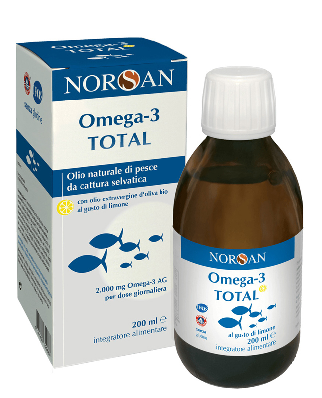 NORSAN OMEGA 3 TOTAL 200 ML GUSTO LIMONE - farmacia187.it