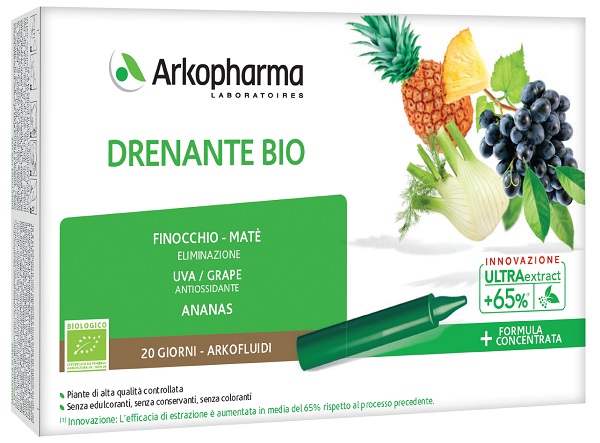 ARKOFLUIDI DRENANTE BIO 20 FIALE - farmacia187.it