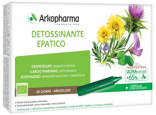 ARKOFLUIDI DETOSSINANTE EPATICO 20 FIALE - farmacia187.it
