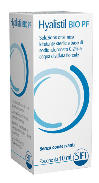 GOCCE OCULARI HA 0,2% E ACQUE DISTILLATE HYALISTIL BIO PF FRUTTI ROSSI 10 ML - farmacia187.it
