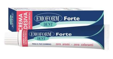 CREMA ADESIVA EMOFORM DENT FORTE PER PROTESI DENTALI 70 G - farmacia187.it