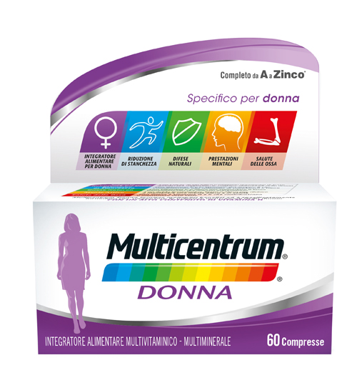 MULTICENTRUM DONNA 60 COMPRESSE - farmacia187.it