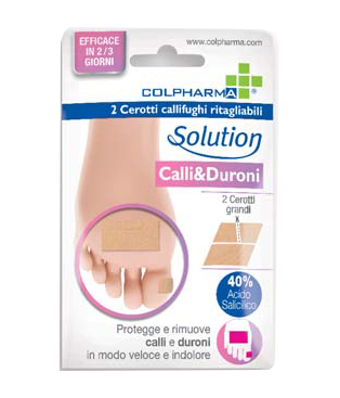 CEROTTO CALLIFUGO RITAGLIABILE CALLI E DURONI COLPHARMA 2 PEZZI - farmacia187.it