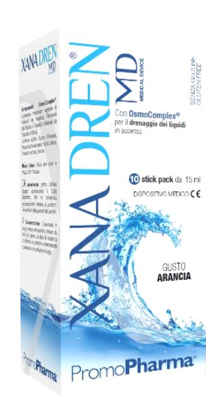 XANADREN ARANCIA 10 STICK PACK DA 15 ML - farmacia187.it
