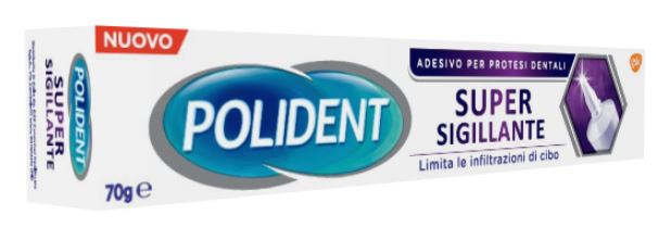 POLIDENT SUPER TENUTA+SIGILLANTE ADESIVO PROTESI DENTALE 70 G - farmacia187.it