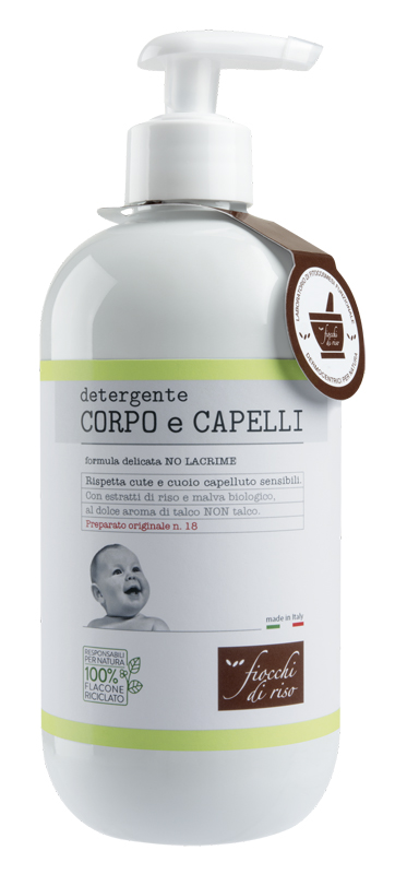 FIOCCHI DI RISO DETERGENTE CORPO/CAPELLI TALCO 400 ML - farmacia187.it