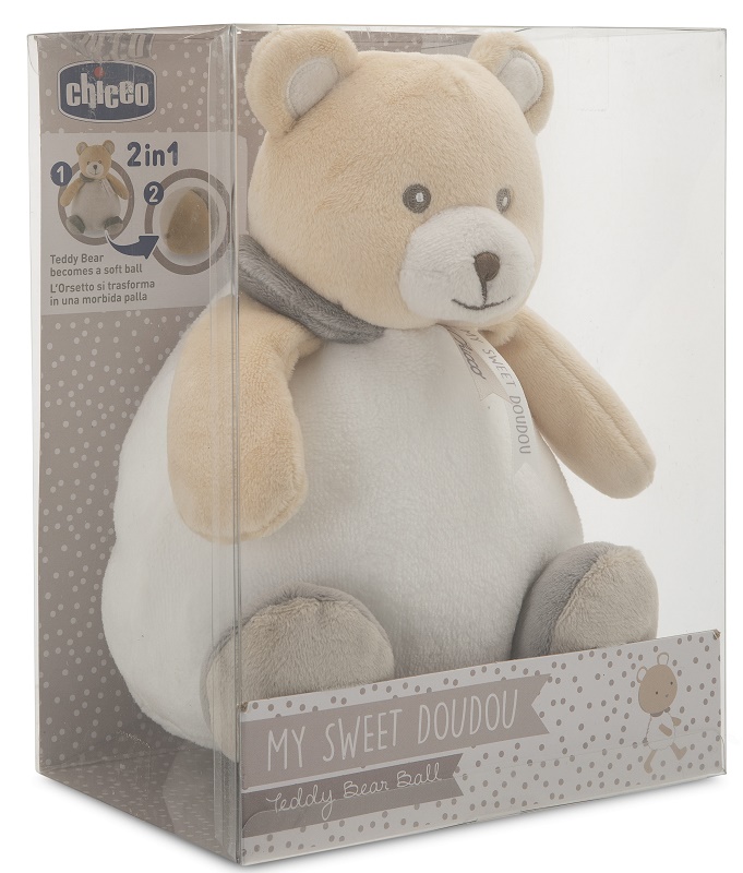 CHICCO MY SWEET DOUDOU TEDDY BEAR BALL 0M+ - farmacia187.it