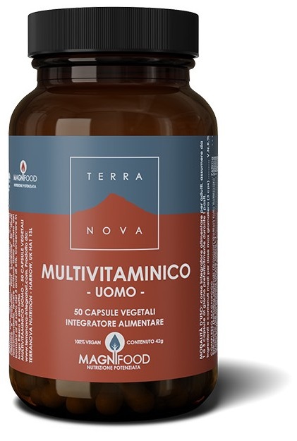 TERRANOVA MULTIVITAMINICO UOMO 50 CAPSULE - farmacia187.it