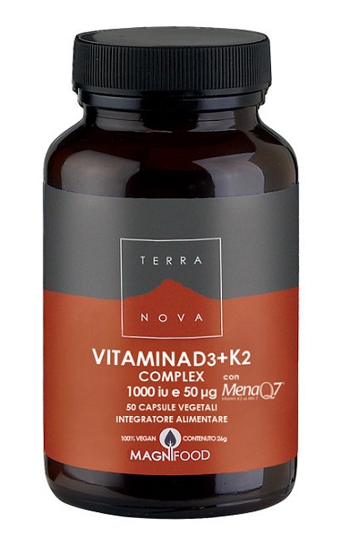 TERRANOVA VITAMINA D3 + K2 50 CAPSULE - farmacia187.it