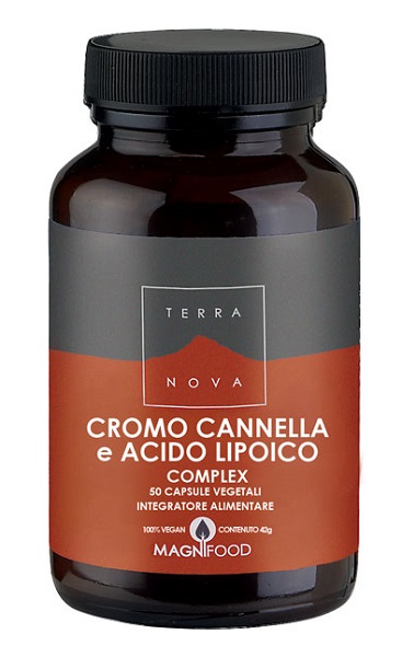 TERRANOVA CROMO/CANNELLA/ACIDO LIPOICO COMPLEX 50 CAPSULE - farmacia187.it