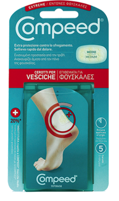 COMPEED CEROTTO PER VESCICHE TALLONE SPORT 5 PEZZI - farmacia187.it