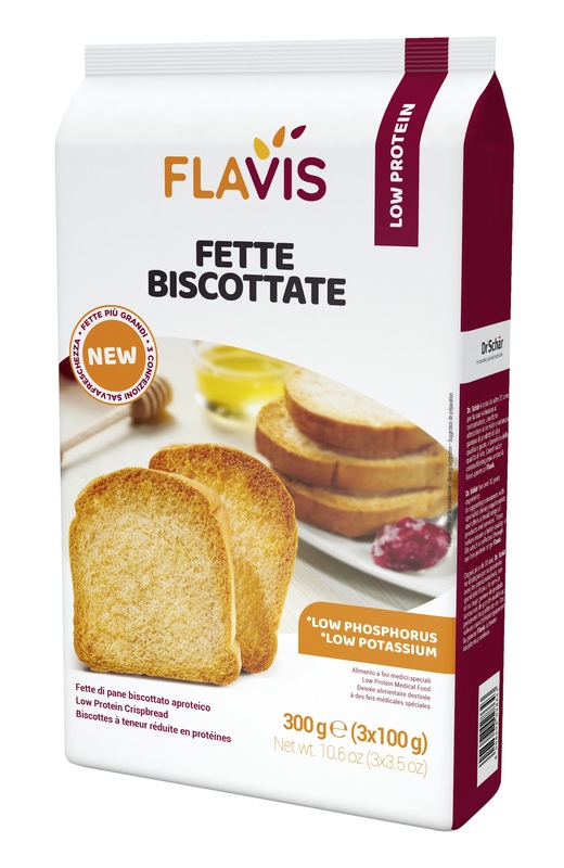 FLAVIS FETTE BISCOTTATE APROTEICHE 300 G - farmacia187.it