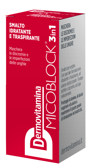 DERMOVITAMINA MICOBLOCK 3 IN 1 SMALTO IDRATANTE E TRASPIRANTE ROSSO 5 ML - farmacia187.it