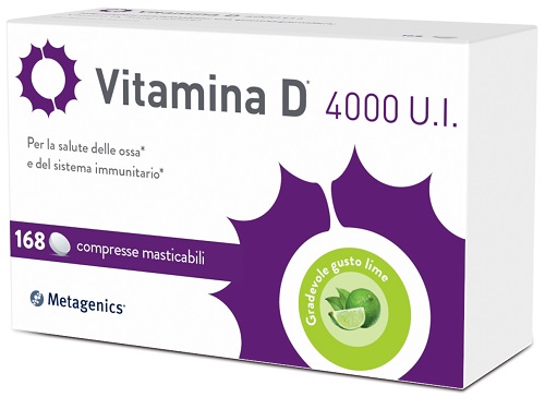 VITAMINA D 4000UI 168 COMPRESSE MASTICABILI - farmacia187.it
