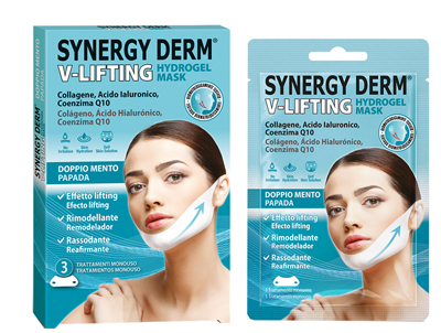 SYNERGY DERM V LIFTING HYDROGEL MASK DOPPIO MENTO - farmacia187.it