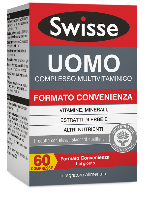 SWISSE UOMO MULTIVITAMINICO 60 COMPRESSE - farmacia187.it