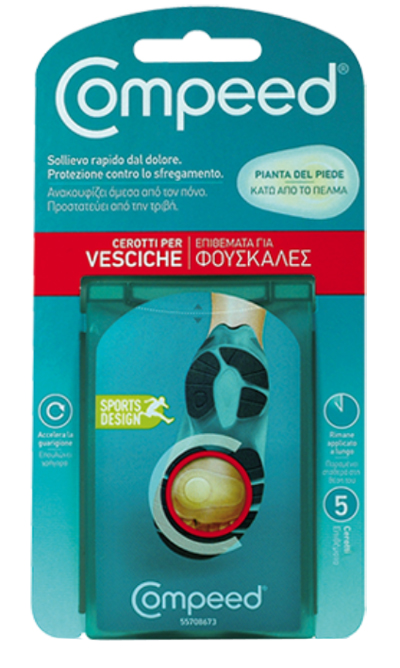 COMPEED CEROTTI PER VESCICHE PIANTA PIEDE SPORT 5 PEZZI - farmacia187.it