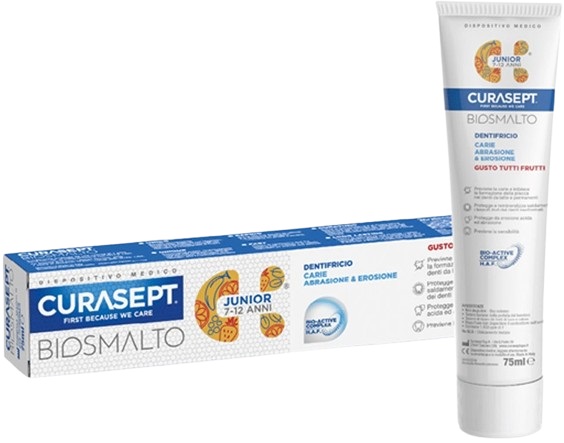 CURASEPT BIOSMALTO DENTIFRICIO JUNIOR 75 ML - farmacia187.it