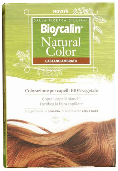 BIOSCALIN NATURAL COLOR CASTANO AMBRATO 70 G - farmacia187.it