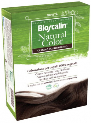 BIOSCALIN NATURAL COLOR CASTANO SCURO INTENSO 70 G - farmacia187.it