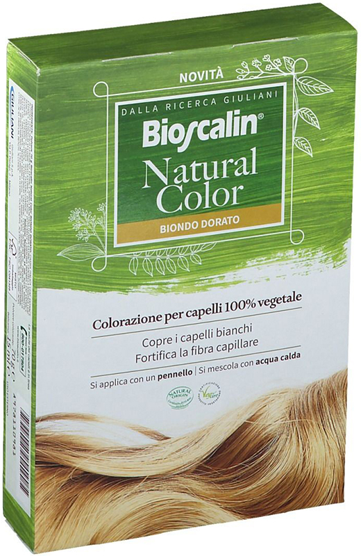 BIOSCALIN NATURAL COLOR BIONDO DORATO 70 G - farmacia187.it