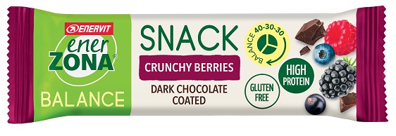 ENERZONA SNACK CRUNCHY BERRIES 33 G - farmacia187.it