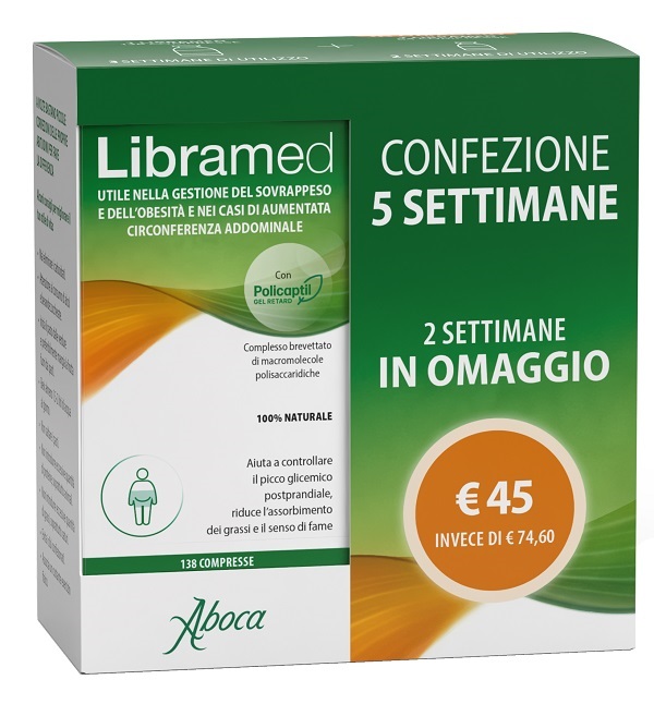 LIBRAMED TRATTAMENTO 5 SETTIMANE 138 + 84 COMPRESSE - farmacia187.it