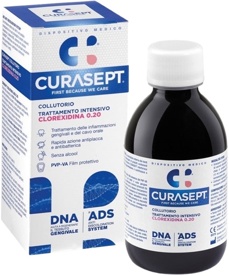CURASEPT COLLUTORIO 0,20 ADS + DNA 200 ML - farmacia187.it