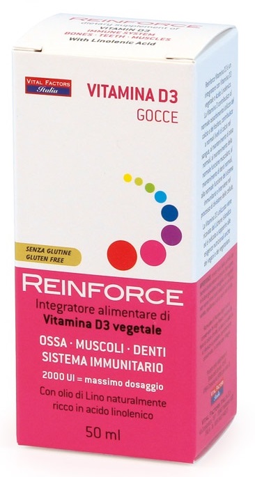 REINFORCE VITAMINA D3 GOCCE 50 ML - farmacia187.it