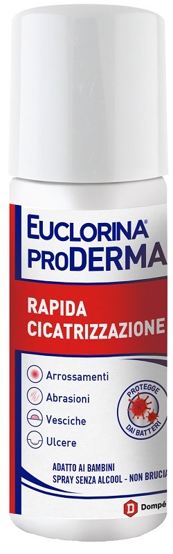 EUCLORINA PRODERMA RAPIDA CICATRIZZAZIONE SPRAY 125 ML - farmacia187.it
