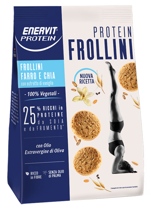 ENERVIT PROTEIN FROLLINI FARRO CHIA 200 G - farmacia187.it