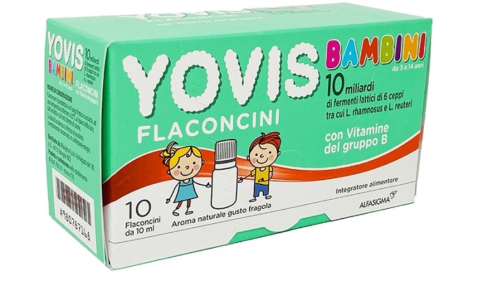 YOVIS BAMBINI FRAGOLA 10 FLACONCINI DA 10 ML - farmacia187.it