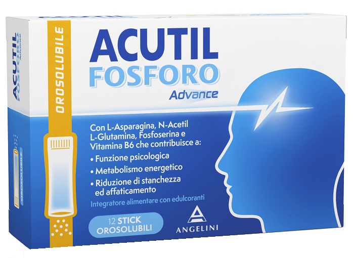 ACUTIL FOSFORO ADVANCE 12 STICK OROSOLUBILI - farmacia187.it
