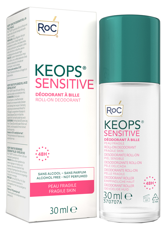 ROC KEOPS DEODORANTE ROLL-ON 48H SENSITIVE 30 ML - farmacia187.it