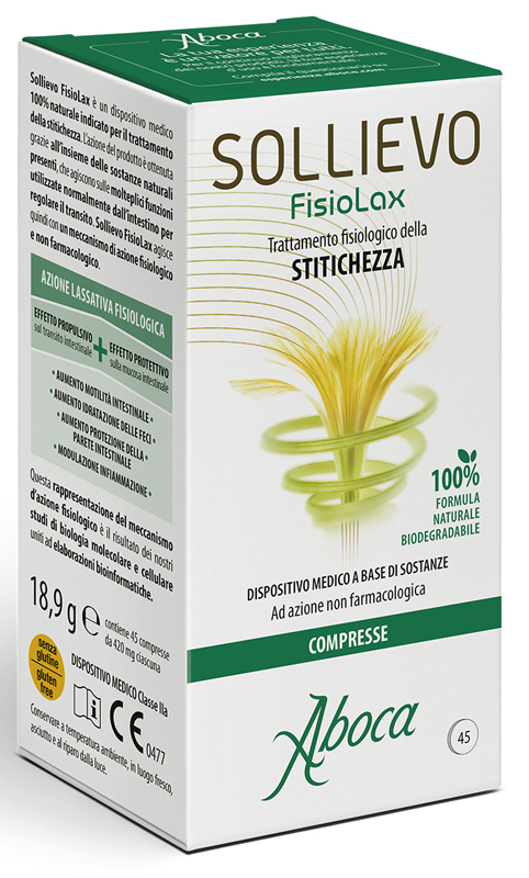 SOLLIEVO FISIOLAX 45 COMPRESSE - farmacia187.it