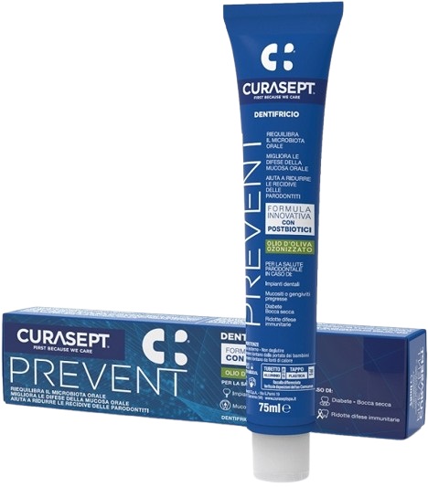 CURASEPT PREVENT DENTIFRICIO 75 ML - farmacia187.it