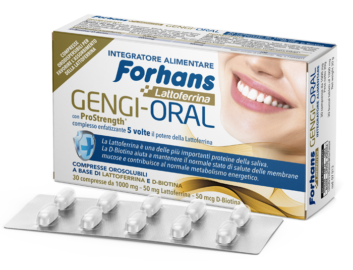 FORHANS LATTOFERRINA GENGI ORAL 30 COMPRESSE - farmacia187.it