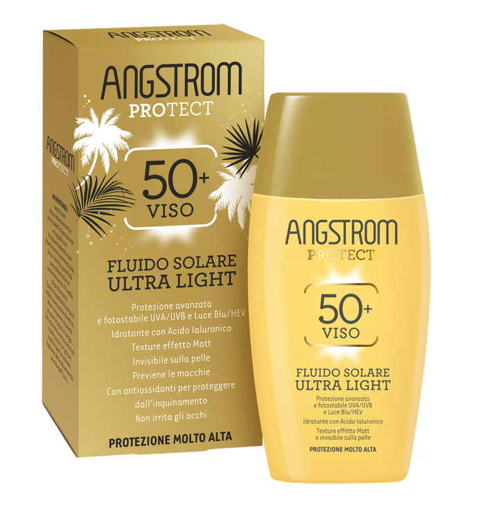 ANGSTROM FLUIDO SOLARE VISO ULTRA LIGHT SPF 50+ 40 ML - farmacia187.it