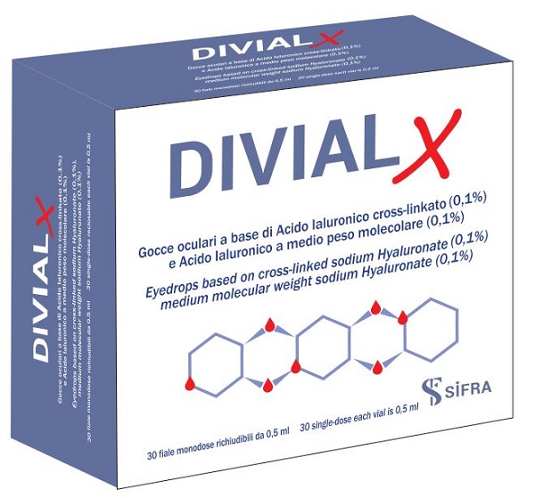 GOCCE OCULARI DIVIAL X 30 FIALE MONODOSE RICHIUDIBILI DA 0,5 ML - farmacia187.it