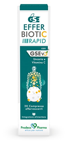 GSE EFFERBIOTIC RAPID 20 COMPRESSE - farmacia187.it