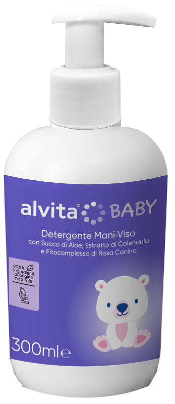 ALVITA BABY DETERGENTE MANI-VISO 300 ML - farmacia187.it
