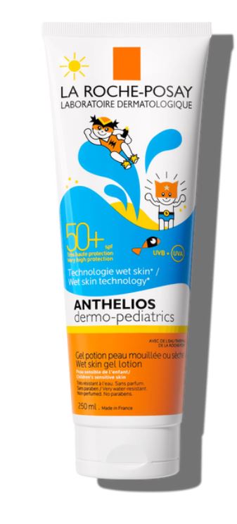 ANTHELIOS GEL PELLE BAGNATA BAMBINO 50+ 200 ML PAPERPACK - farmacia187.it