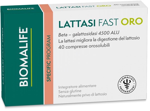 LATTASI FAST ORO 40 COMPRESSE - farmacia187.it