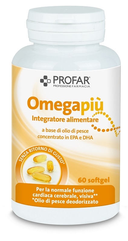 PROFAR OMEGA PIU' 60 SOFTGEL PILLOLIERA - farmacia187.it